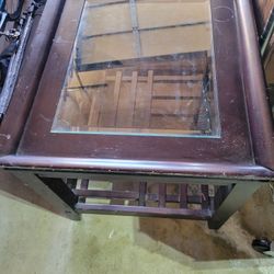 Solid Wood End Table 