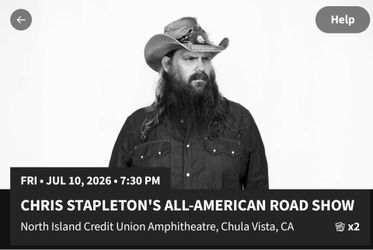 Chris Stapleton Live in Chula Vista June 10