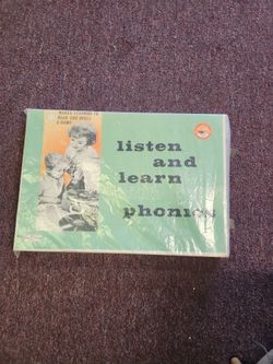 1960's vintage phonics learning set