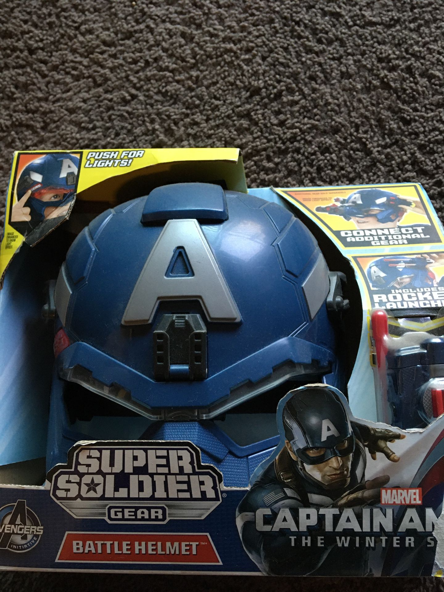 marvels CAPTAIN AMERICa battle helmet toy