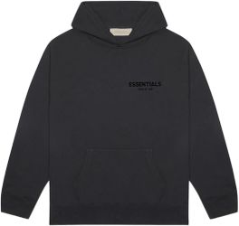 black essentials hoodie