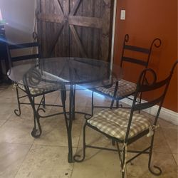 Dining Table Or Patio Table Includes 4 Chairs