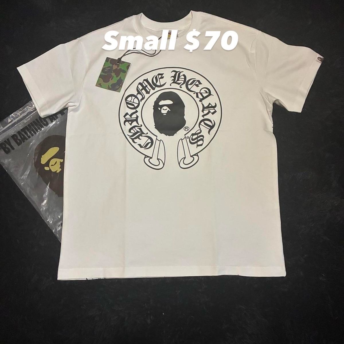 Selling Chrome Hearts Bape Shirt