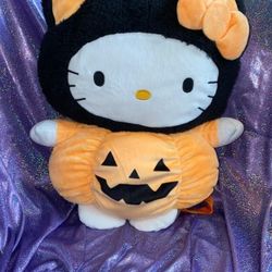 Hello Kitty Halloween Plush Backpack 