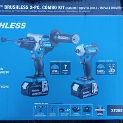 Makita 18v LXT Brushless 2 PC. Combo Kit BRAND NEW!!