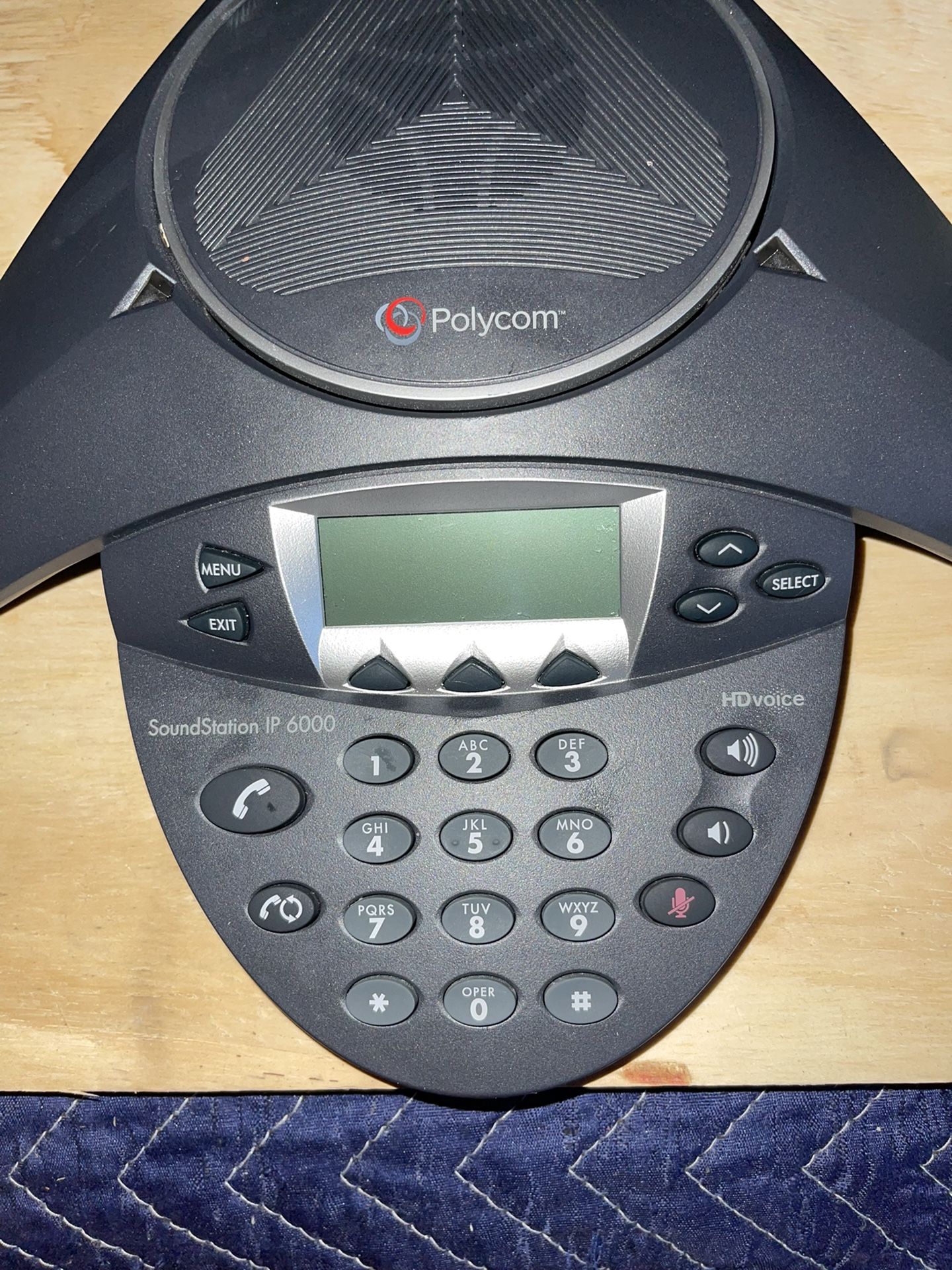 Polycom SoundStation IP6000 2(contact info removed)0-001 VoIP Conference Telephone