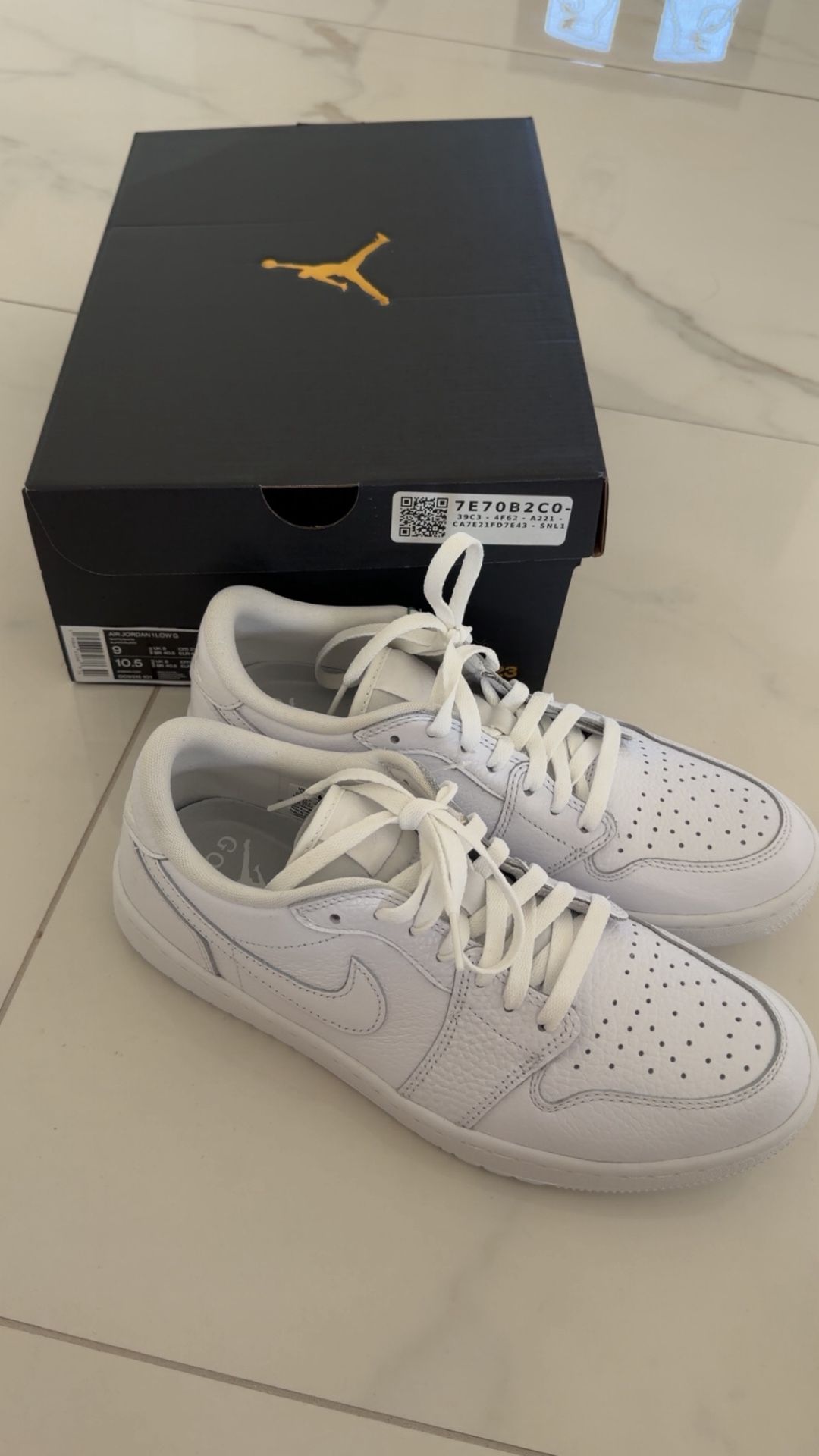 Jordan 1 Low Golf Shoes Size 9M 