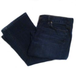 Ladies Ann Taylor Loft Dark Blue Jeans - Size 8P