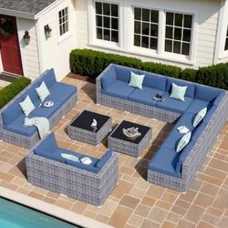 14 piece patio set outdoor patio furniture extra large outdoor sofa set 🚎🚛🚚🆕