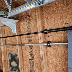 2 Olympic 7ft Bar Weights 45 Lbs