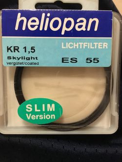 Heliopan kr 1.5 filter skylight 55mm
