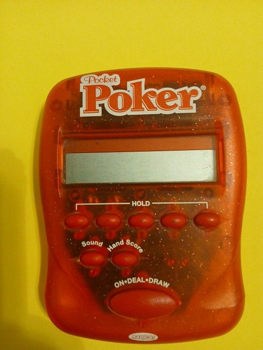 Pocket Poker Hand Held Game