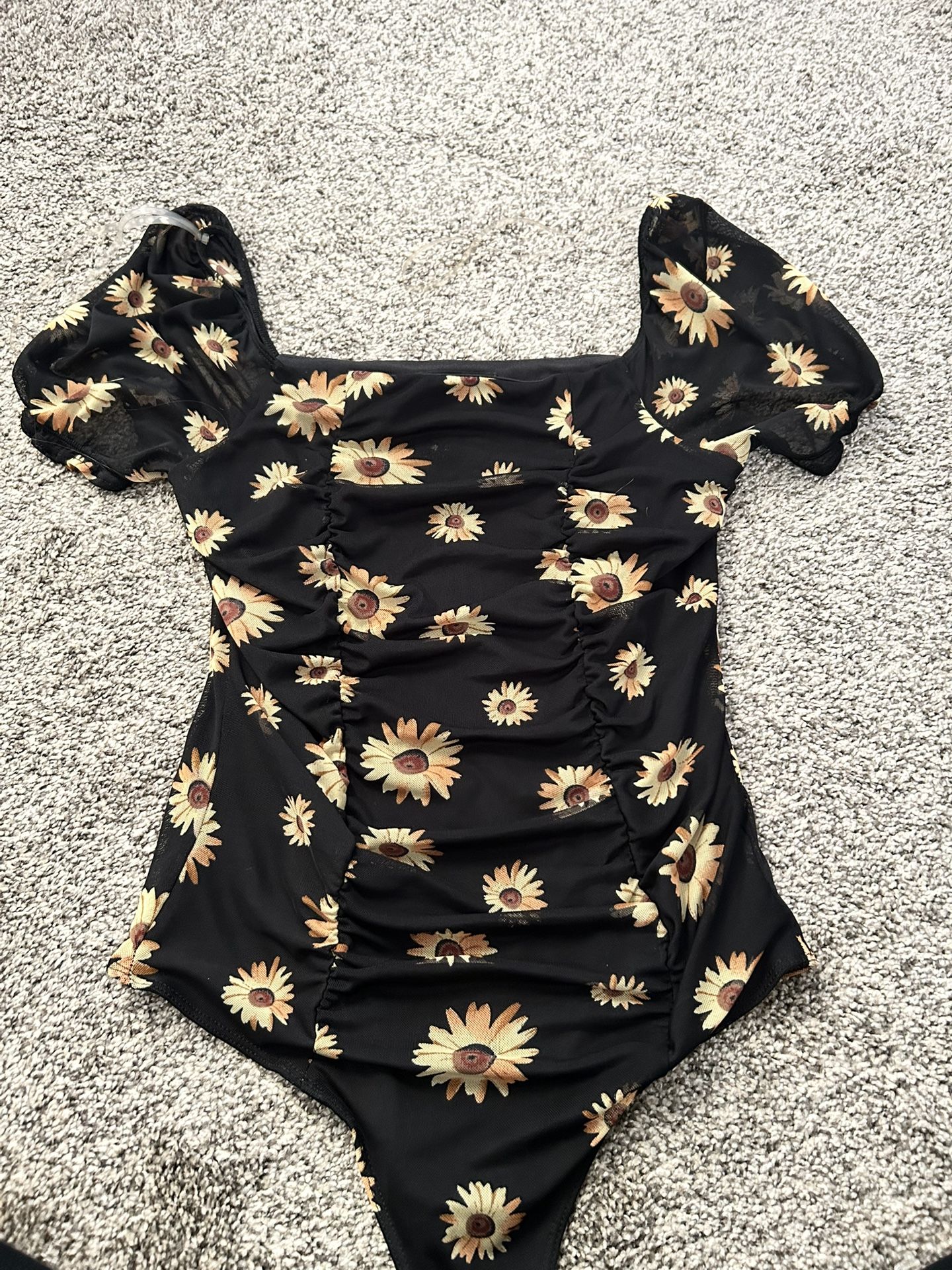 Floral Print Bodysuit