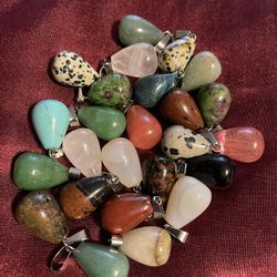 Water Drop Stone Pendants