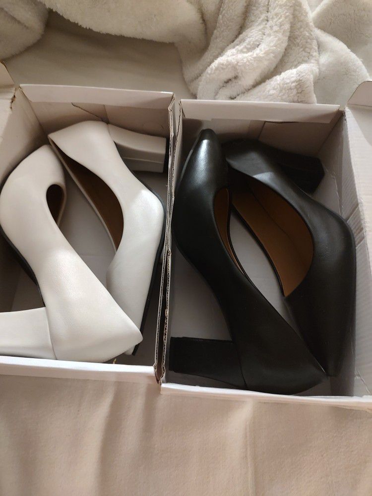 Low High Heels, Both For $20.00