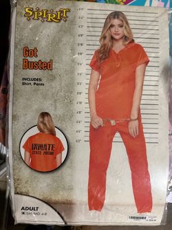 Inmate women halloween costume S/M