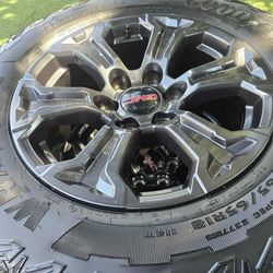 4 NEW 2025 GMC 265-65R18 RIMS AND TIRES 6X5.5 $1350