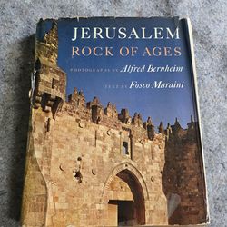 Jerusalem Rock of Ages 1969 Hardcover Photo Book Alfred Bernheim