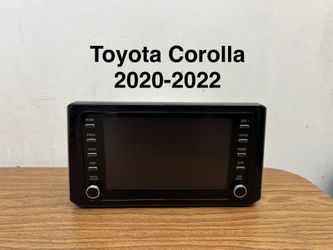 2020-2022 Toyota Corolla Screen OEM 