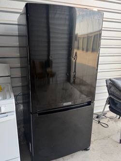 Samsung Black Bottom Freezer Refrigerator