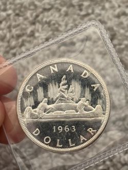 1963 Canada Silver Dollar (80% Silver)