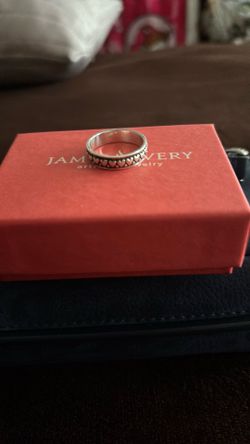Rare James Avery heart eternity ring