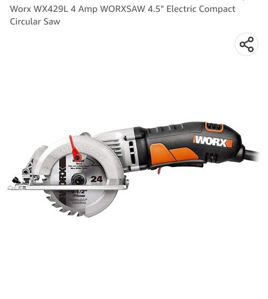 Worx 4-1/2" Saw