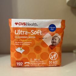 CVS Health Ultra Soft Cleansing Wipes 
