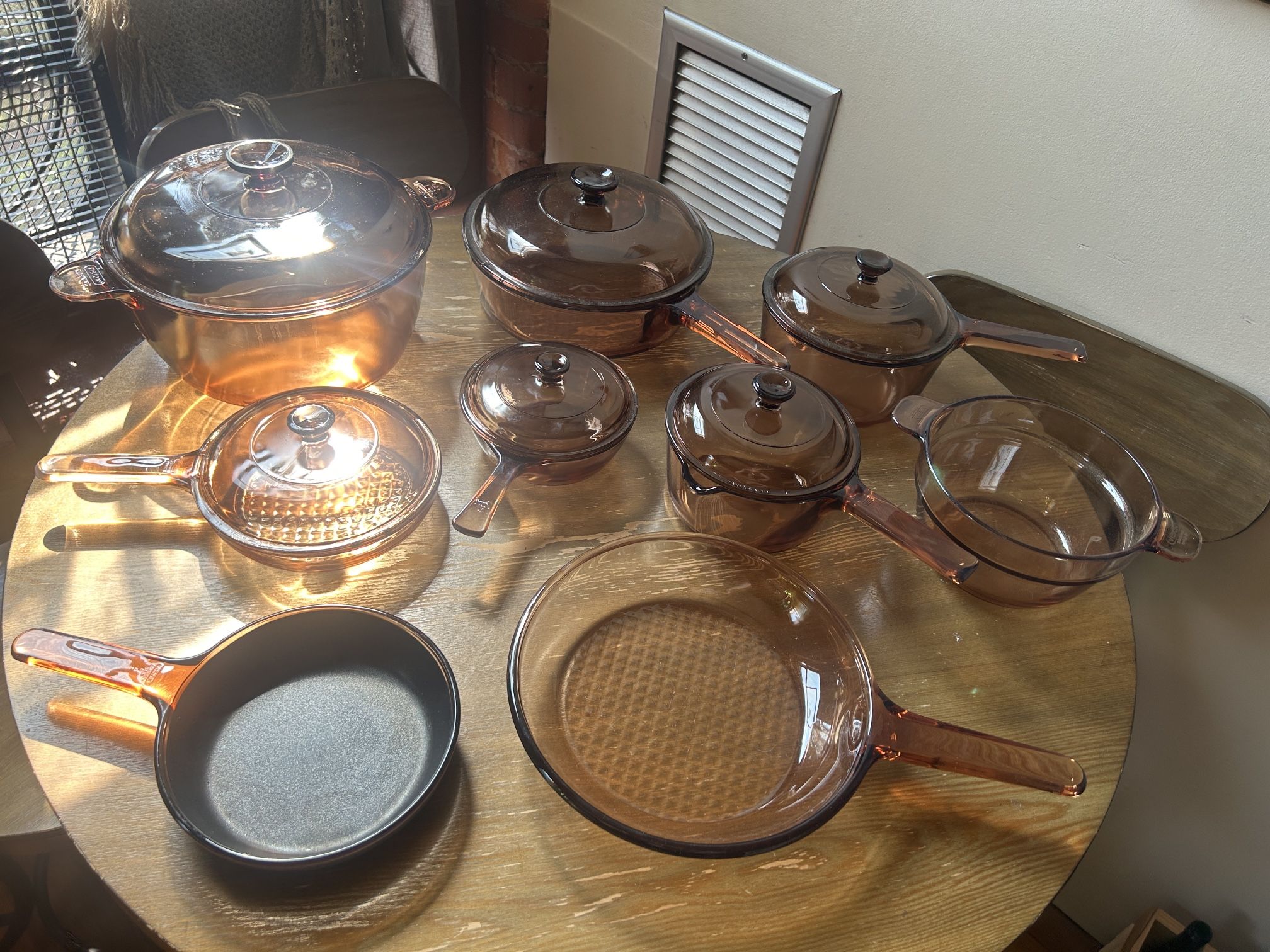15pc Vision Corning Cookware Vintage