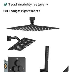 Brand New Rain Shower Valve With Hand Wand 