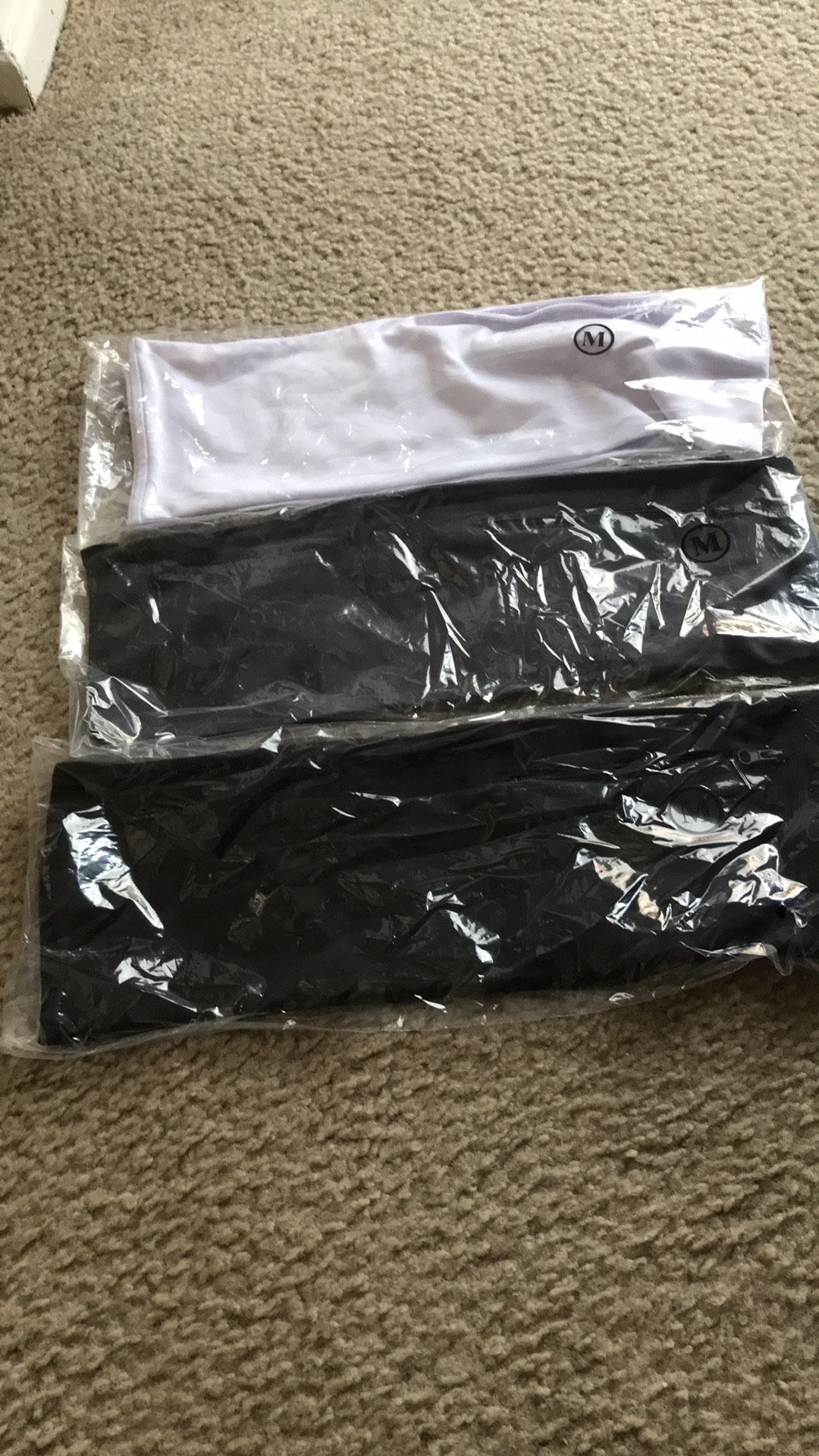 Bundle of 3 Running Belt Waist Pack Bag, size M