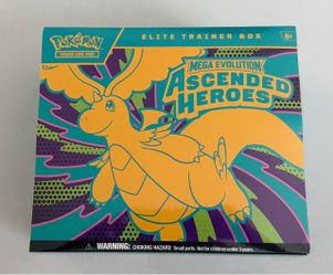 Pokémon TCG: Mega Evolution Ascended Heroes Elite Trainer Box NEW/SEALED