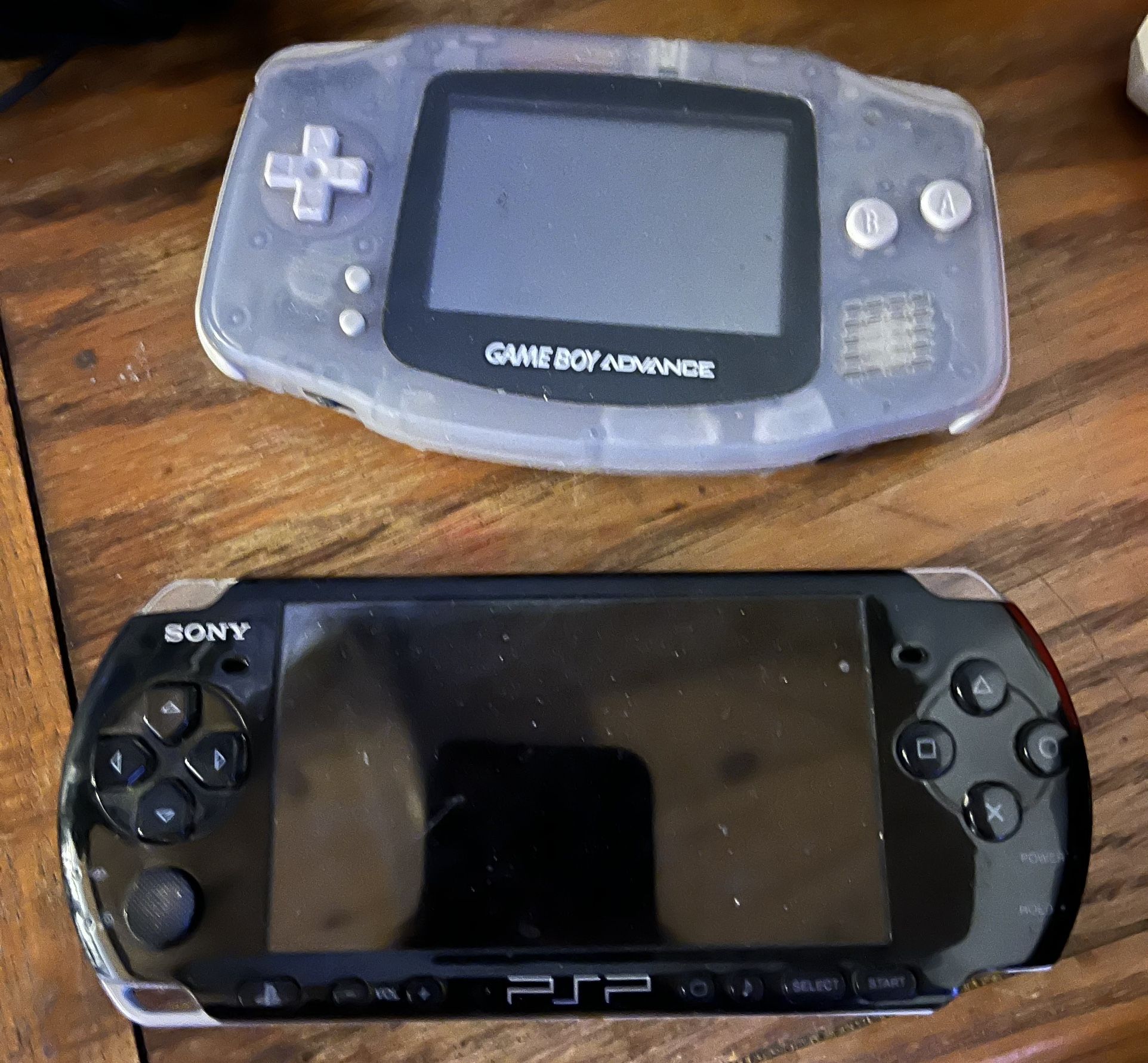 PSP And Gameboy Advance 