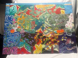 Rosanna Norton Original 2008 Painting, “ Eucalyptus” 30x40, Acrylic On Canvas