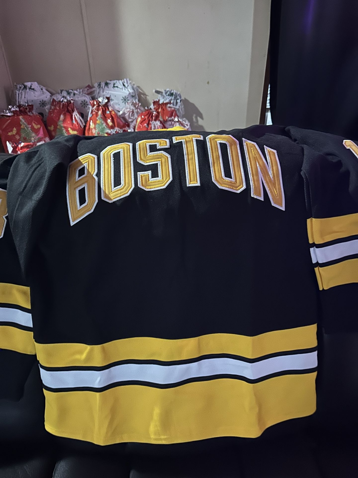 Happy Gilmore Number 18 Boston Bruins Jersey