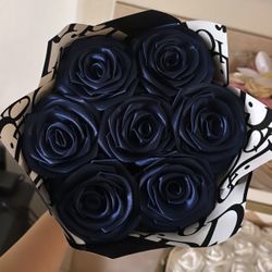 7 Ribbon Roses