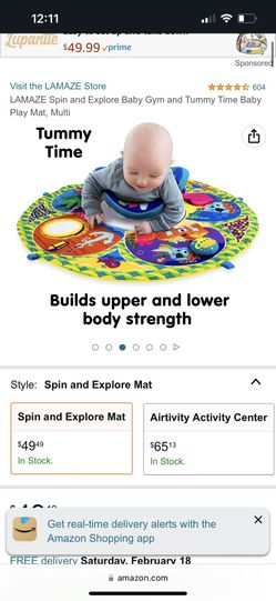 Lamaze Spinning baby tummy time
