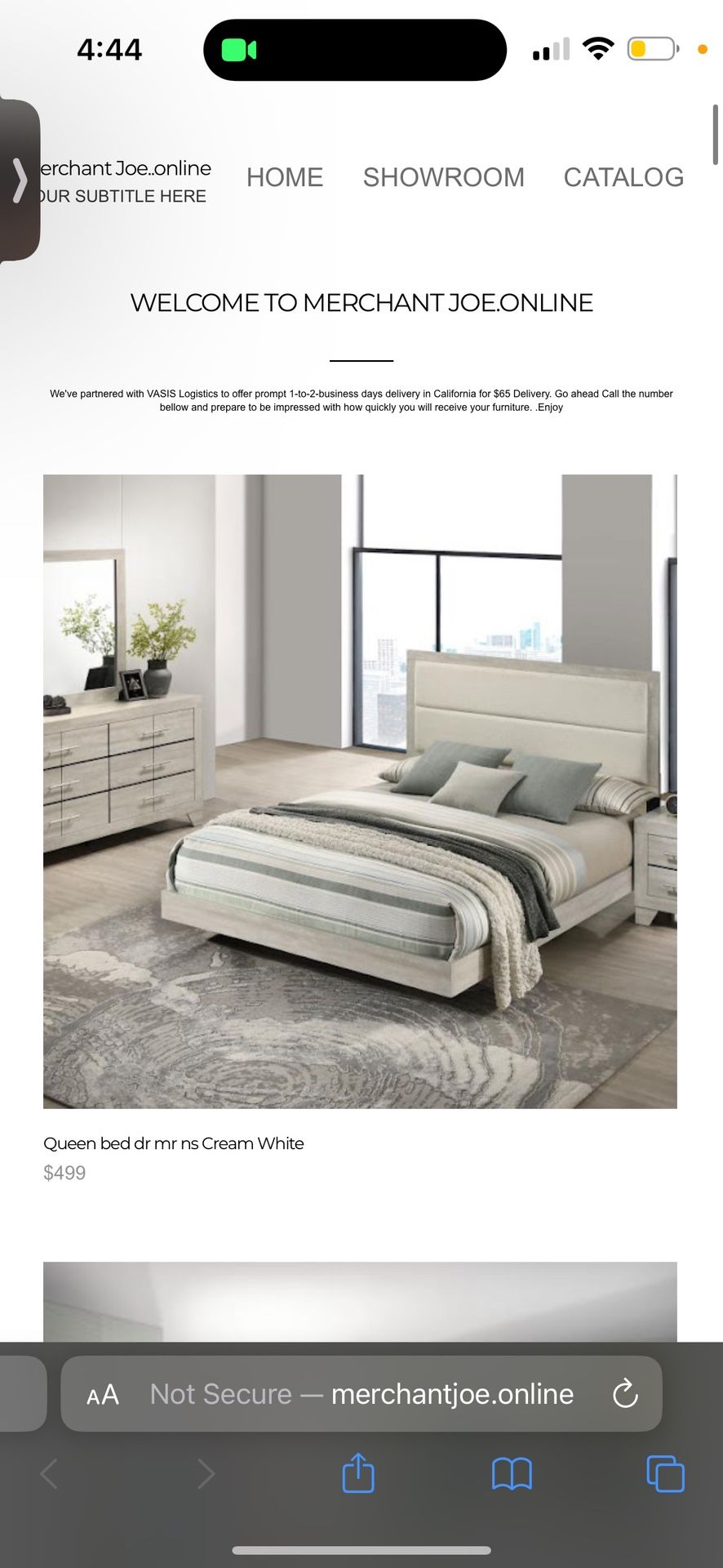 Four Piece, Queen Bedroom Set With Queen, Bed Frame, Dresser And Nightstand Sale Now