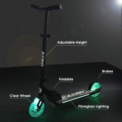 Patineta De Dos Ruedas Con Luz LED