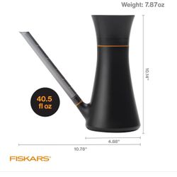 Small Watering Can (40 oz) for Indoor Gardening, Water Can for Indoor Plants, Anti-Drip and Removable Nozzle, Made with Recycled Plastic