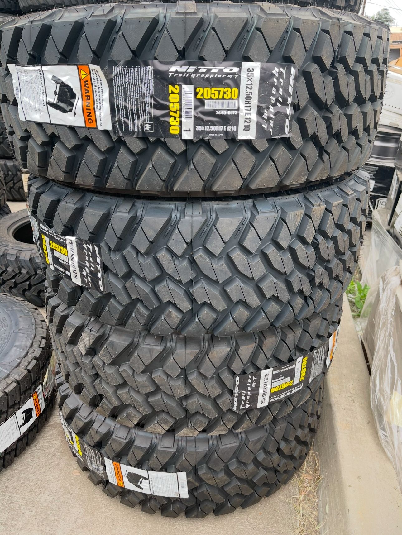 New Nitto 35X12.50R17 Trail Grappler M/T Tires