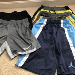 Boys Name brand Athletic Shorts 11 Pairs