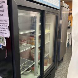 beverage air sliding doors refrigerator 32x79