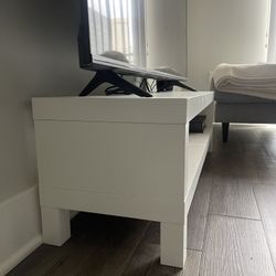 White IKEA TV Stand