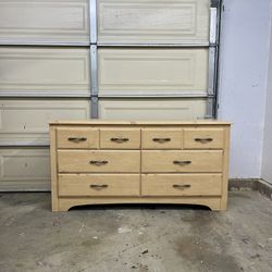 Bedroom Dresser With 6 Drawer Tv Stand Clothing, Organizer all drawers works 
