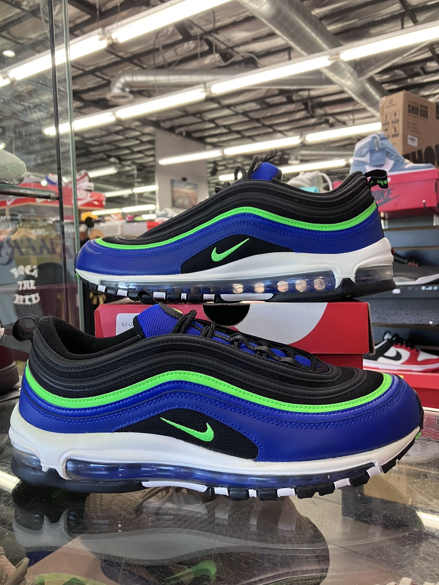Nike Air Max 97 Hyper Blue Green Strike