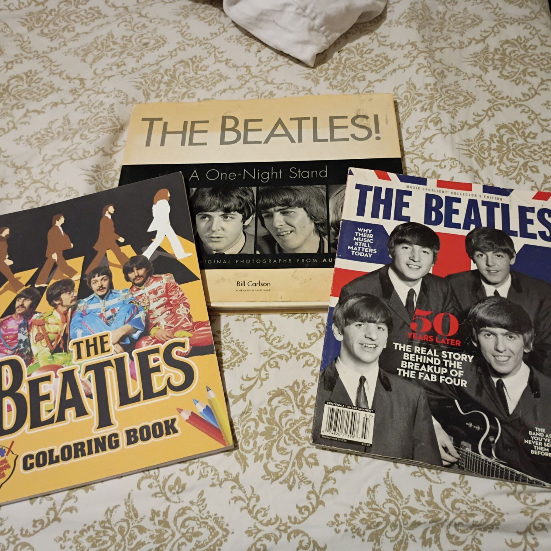 Beatles vintage biography book coloring book n Beatles magazine