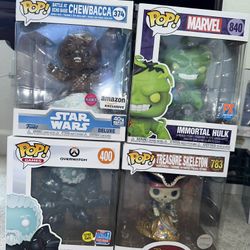 Funko Pop! 6 Inch, Deluxe Damaged Boxes, 
