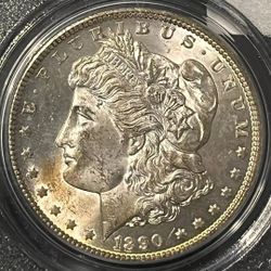 1890-CC Morgan Silver Dollar $1 Carson City Uncirculated