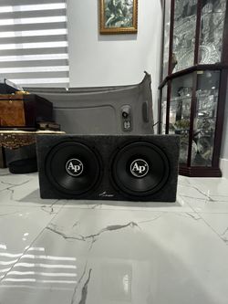 two 12 subwoofers